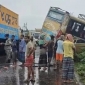 সিলেটে বাস ও কাভার্ড ভ্যানের মুখোমুখি সংঘর্ষে আহত ১৫