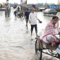 পানগুছি নদীতে জোয়ারের পানিতে ডুবে থাকে ফেরিঘাটের সংযোগ সড়ক